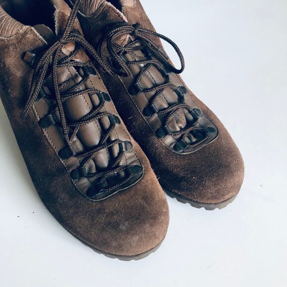 VTG Dunham Tyroleans Women's 6.5 Italian Suede Hiking Boot - Picture 5 of 12